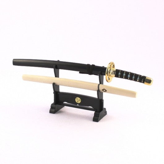 Set Espadas Japonesas con soporte - Negro